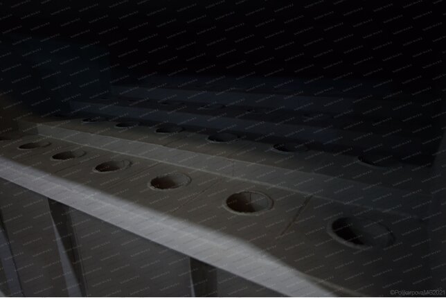 Отверстия выхлопных труб ЦБ 49 циклона