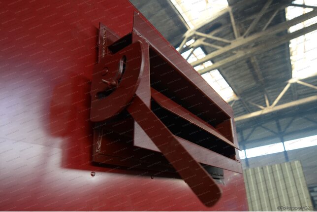 Шибер газохода к твердотопливному котлу 1860 кВт