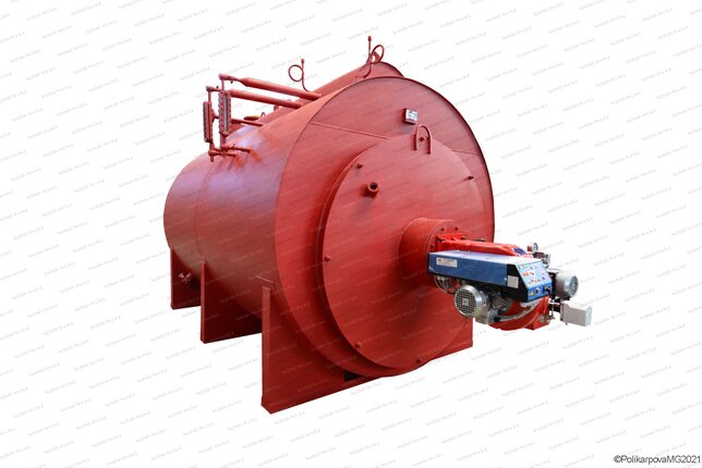 Паровой газовый котел 2000 кг в час с температурой 115 С